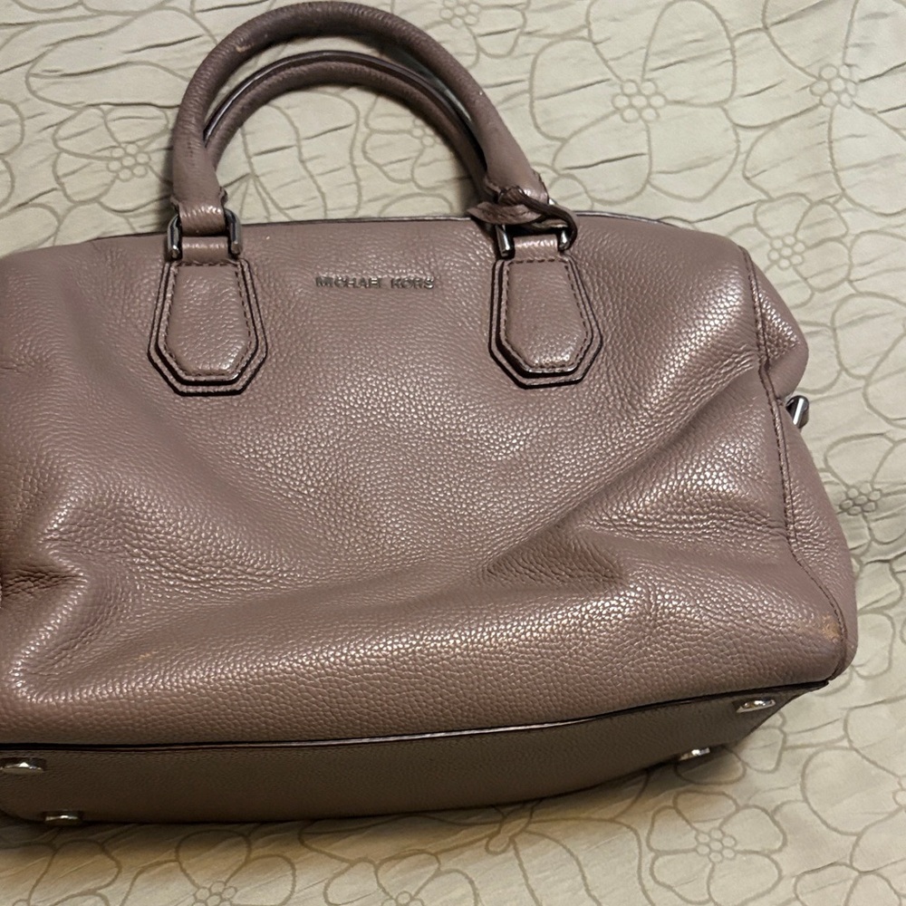 Michael Kors Taupe Leather Men's Briefcase